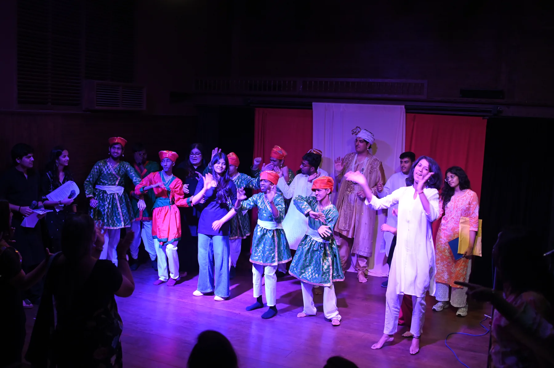 The Junoon ensemble on stage
