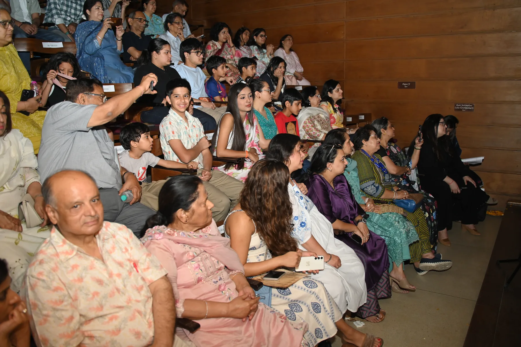 The audience at Akshara Theatre for Project Junoon